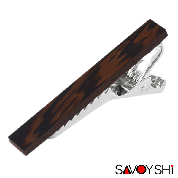 Wood Tie Clips for Mens Necktie Low-key Luxury tie bar clasp High Quality Business Gift Jewelry Design