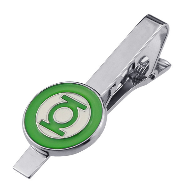 Marvel Comics Green Arrow Man Tie Clips For Men Wedding Gift Super Hero Metal Tie Clips Accessories