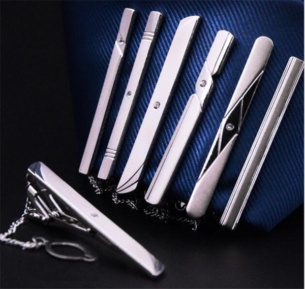 200pcs mixed styles Mens Tie Clips Tie Pins Mens Fashion Accessories Tie-Clip for wedding R164