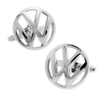 Silver VW Cufflink 15 Pairs Wholesale Free Shipping