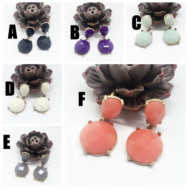 Free Shipping New Simple Candy Colors Fashion Cute Earring, More Colors Hot Popular Sweet Earring Stud