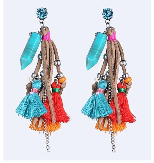 Trendy Long Tassel Earrings For Women Bride Girl Lady Gold Luxury Drop Earring Korean Version Party Fine Jewelry Wholesale