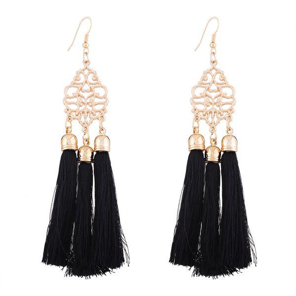 New European Jewelry Fashion Earrings Art Temperament Tassel Earrings Simple Retro Earrings For Women Wholesale CSY- 03