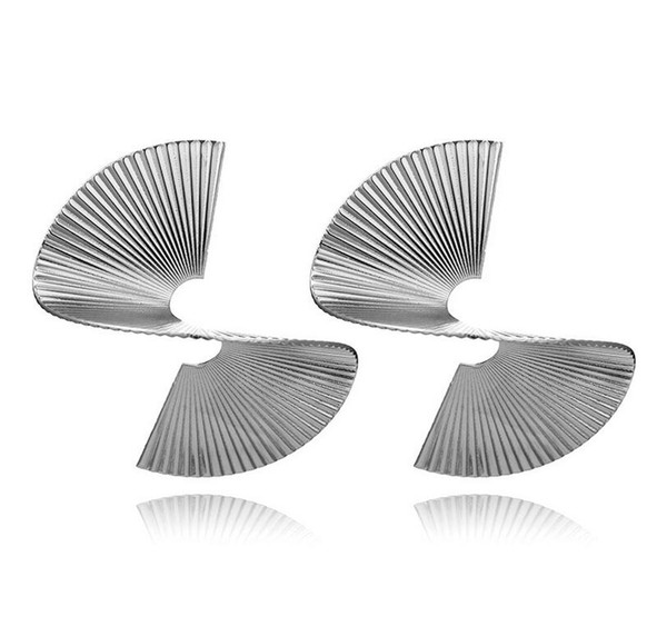 New 3D rotary Thread Earrings Fashion Trend retro exaggerated fashion shell 3D personality pendant female,SP-0068