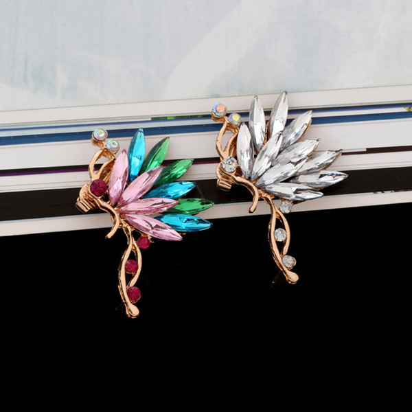 Designer Women Single Earring Butterfly Charm Alloy Cheap Jewelry For Women Birthday New Year Christmas Gift