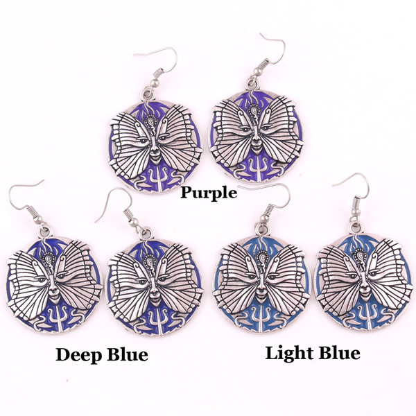 PSYCHE Goddess Pendant Butterfly SOUL Neptune Amulet Religion Earring Jewelry Gift Free Shipping