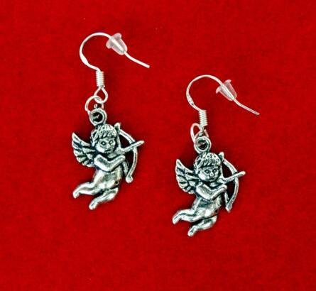 50Pair Vintage Charms Angel Heart Love DOG 925 Sterling Silver Earrings Drop/Dangle Chandelier Earrings Woman Jewelry Gifts Accessories