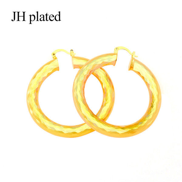 JHplated new Fashion Earrings for Women Girl wedding gift Color Gold Earrings Best of Indian Africa