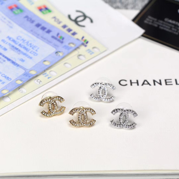 Fashion Woman Charm Austrian Crystal Ball Gold Silver Earrings High Quality Earrings For Woman Party Wedding Jewelry Boucle D'oreille Femme