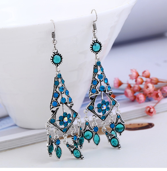 New Arrival Bohemian Dangle Earring Ethinic Tassels Eardrop Chandelier Long Dangle Ear ring For Women Pary Wedding Gift Ear Charm 5 options