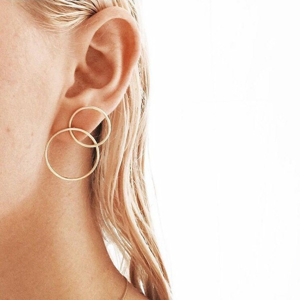 Popular fashion simple modeling trend 8-earring earrings women's jewelry Europe, America, Japan and South Korea new trend