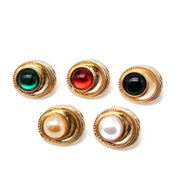 Free Shipping Geometric Alloy Five Colors Elegant Girl Sweet Clip-on Earring For Women, Hot Popular Earrings