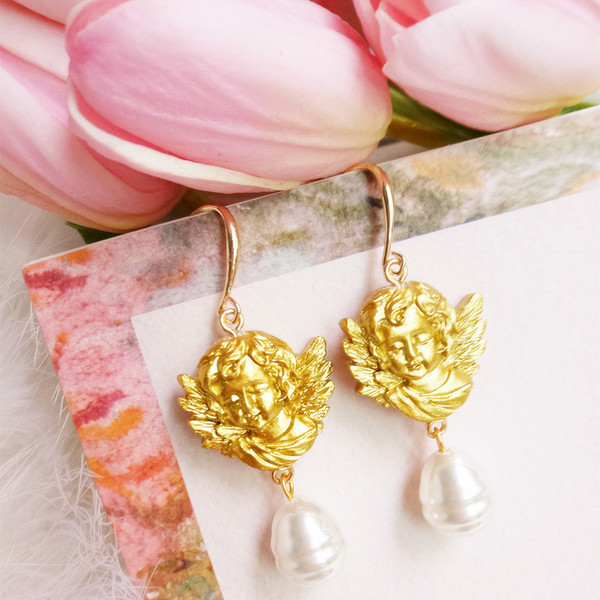 Custom [free delivery] Angel's tears angel tear exit earring ear clip