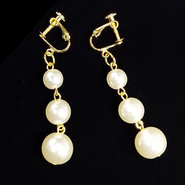 Custom exclusive homemade Japanese RAY elegant and simple Pearl Earrings Earrings Earrings