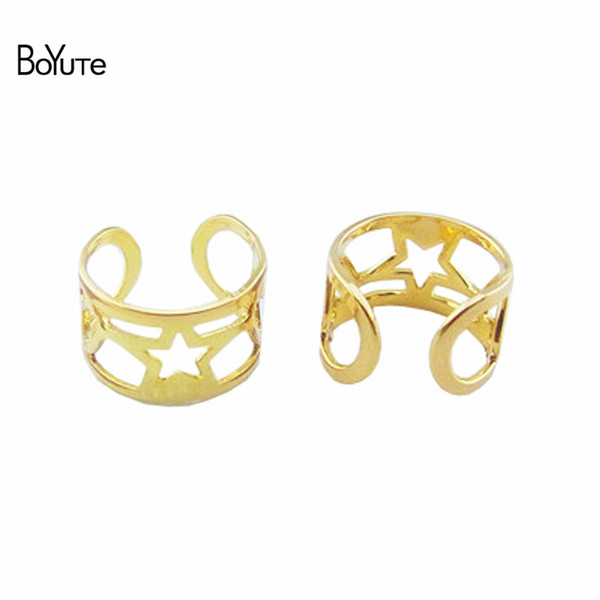 BoYuTe (50 Pieces/Lot)HOT Sale Wholesale Fashion Hollow Out Heart Ear Cuff Earrings Jewelry for Women