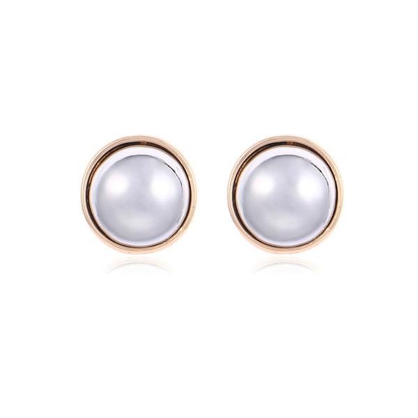 Joya Love 2018 New Trendy Alloy Round Clip Earrings Without Piercing No Hole Metal Earrings For Women Clip On Valent