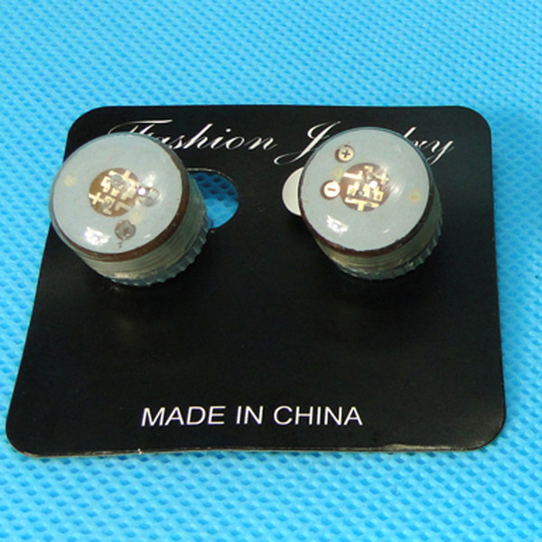 LED earrings, red, blue, flashing stud earrings, Lantern Festival, Halloween, Christmas, children's day, bar parties, decorations