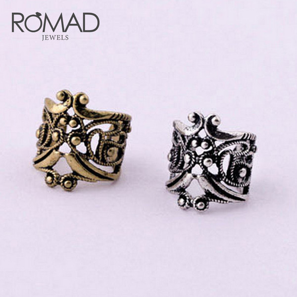 ROMAD 1PC Ear Cuff Retro Hollow U-shaped Ear Bone Folder Without Pierced Clip Earrings Fashion Jewelry R5