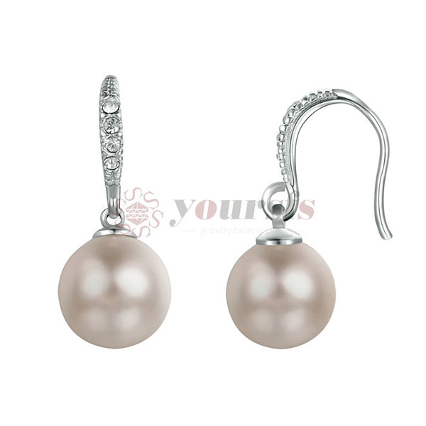 Yoursfs New High Quality imitation Pearl Earrings For Women Fashion imitation Pearl Jewelry Plating Silver Bride Earrings