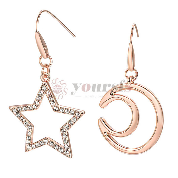 Yoursfs Earrings Temperament Moon Star Stud Earrings For Women Good Jewelry Brincos