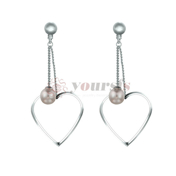 Yoursfs Hot sales Korea sweet hollow geometric heart-shaped love earrings cute gold color heart earrings For women party earrings