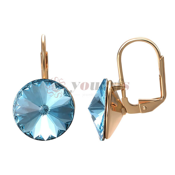 Yoursfs Earrings For Women Austrian Crystal Leverback Earrings Fashion Jewelry