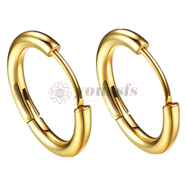 Yoursfs neue mode nette hoop ohrringe für frauen ohr schmuck Goldene & rose gold