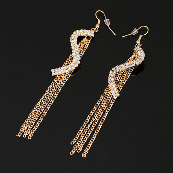 Free Shipping gold Silver Earring Fashion Earrings Jewelry Evening Earrings For Dress Luxury Earrings Women Accessories #E109