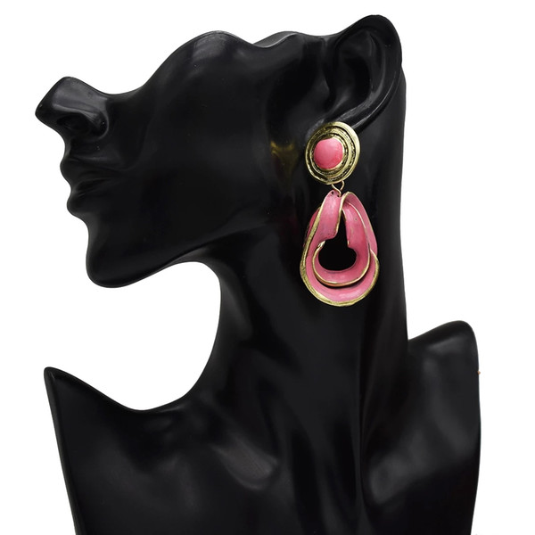 Fashion Geometric Drop Earrings for Women Bridal Wedding Party Jewelry Gift Women Jewelry Gift