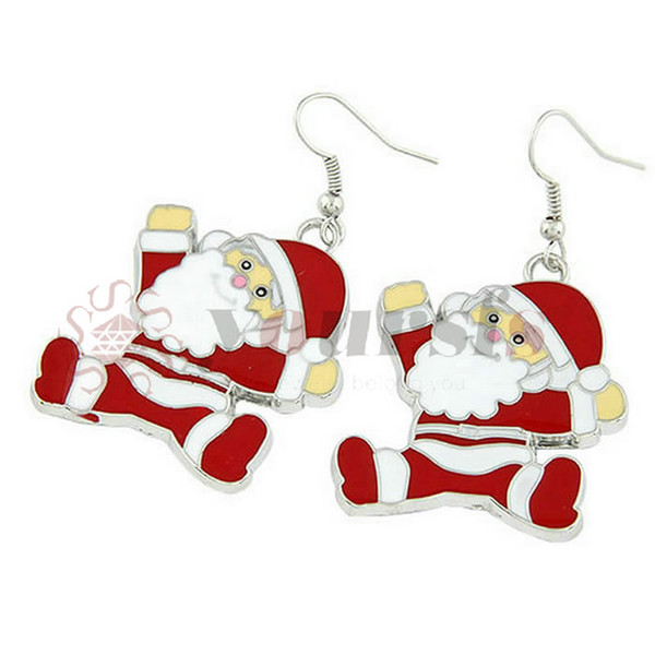 Yoursfs I SHOW one pair Santa Claus earrings red earring cheap jewelry for christmas gift for girls