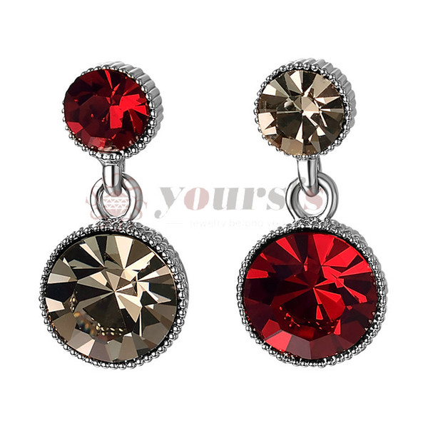 Yoursfs Simple Round Circle Earrings Gold Plating Female Hoop Earrings