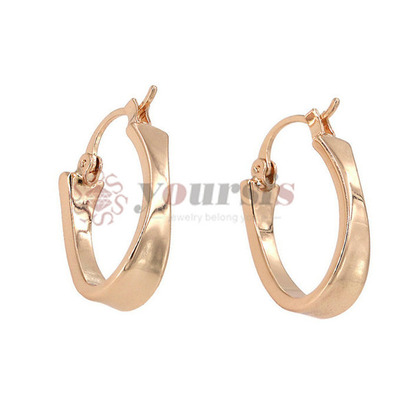 Yoursfs Round Earrings Trendy Gold Plating Fashion Jewelry Wholesale Diameter Large Hoop Earrings Women