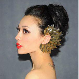 Punk Earrings Exaggerated Personality Leaves Big Earrings Ear Hook Woman Earrings