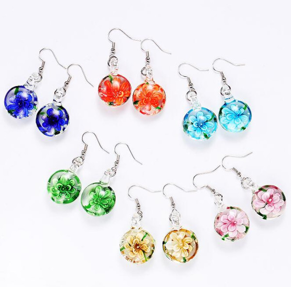 2018 Amazon Hot Sale New Design Plant Glass Murano Earrings Drop Bottle Earring Jewelry Your Fashion Your Style