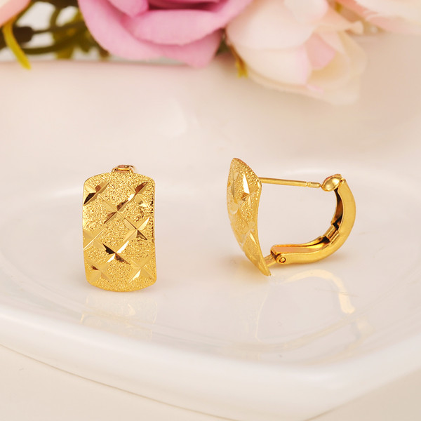 2pairs New Fashion Jewelry Geometric Ethiopia african gold Hoop Earrings for Women Gold girls Twisted Cross Earring kids gift