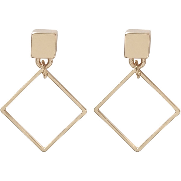 Geometric Simplicity And Fashion Trendsetter's Baggy Earrings Retro Wooden LeavesEarrings and Loving Women's Earrings