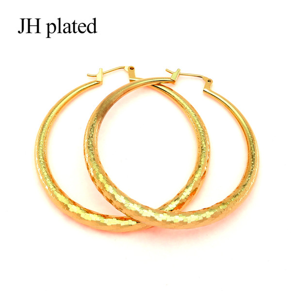 JHplated Africa Popular New Styles Fashion Jewelry Wedding Gold Earrings for Women Party Send A Friend Gifts Middle East