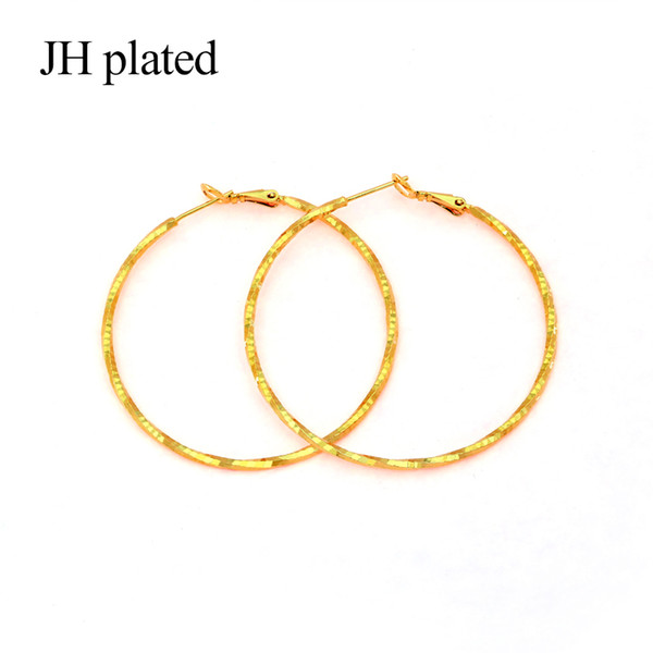 JHplated Fashion New Jewelry Auricular Circle Africa Wedding Big Earrings for Women Party Gifts Jewelry Middle East Wedding Gift