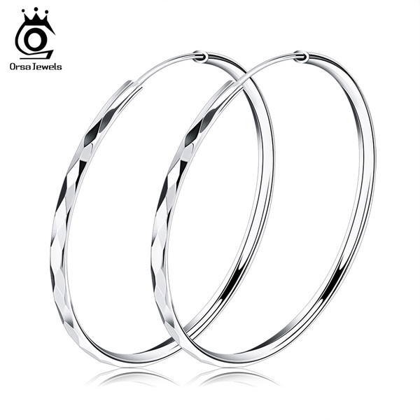 Orsa Jewelry Fashion Trendy Earring,50mm Hoop Earring Style,Trendy Design Wholesale Fashion Earring Accessories OE09