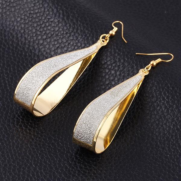 Earrings Hoop for Women Korean Fashion Jewelry Grind Arenaceous 925 Silver Cubic Zirconia Round Drop Earrings Hanging 14k Gold Hoop Earrings