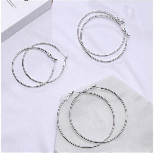 Sexy Exaggerated Big Hoop Earrings For Women Fashion Jewelry Circle Earring Brincos pendientes mujer European & American