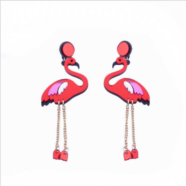 Flamingo Designer Women Charm Knots Fashion Personality Girls Earrings Trendy High Quality Party Knots Earring Jewelry