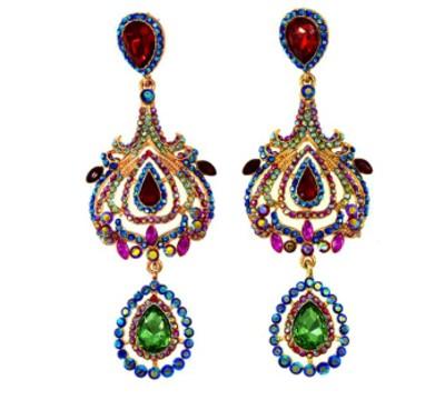 fashion crystal diamond waterdrops lady's earings (62.4bdfd