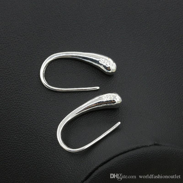 Fashion Earrings 925 Stering Silver Ear Cuff Trendy Water Drop Stud Earrings For Women Jewelry Goutte Earring Ear Rings Jewellry Free DHL