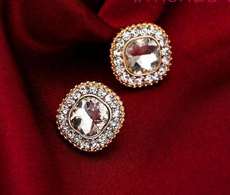 Fashion Diamond shinning Earring, beautiful wedding and engagement gift, no fade, Hign quality and Free Shipping