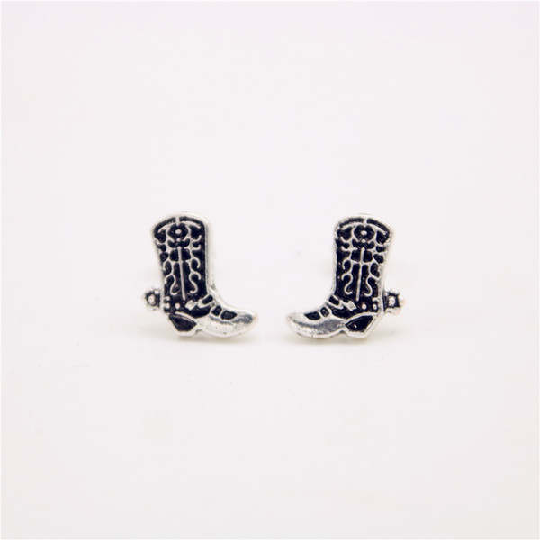 Fashion boots stud earrings personality style ancient ways of boots stud earrings Girls high heels stud earrings