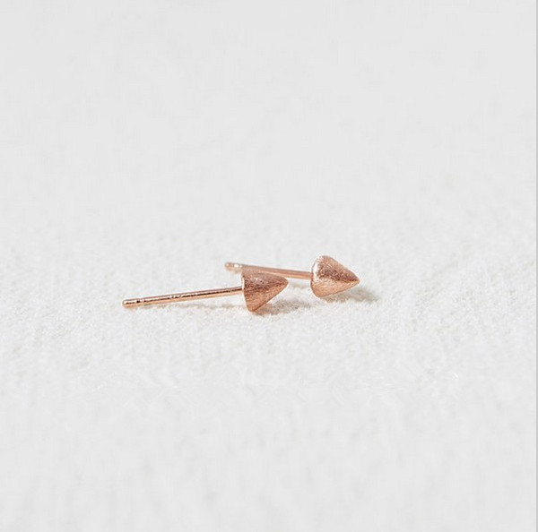 2018 The latest elements gold stud earrings cone shaped stud earrings for women wholesale free shipping