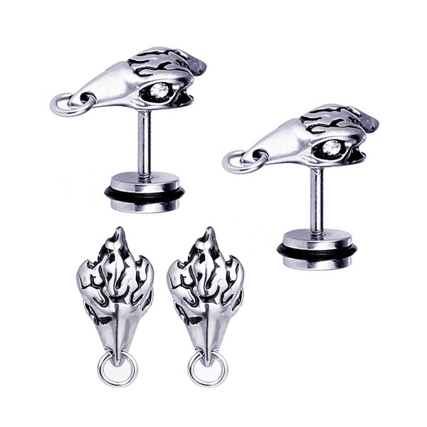 High Quality Titanium Steel Hypoallergenic Retro Eagle Earrings Stainless Steel Personalized Jewelry Fashion ear Jewelry Diamond Earrings