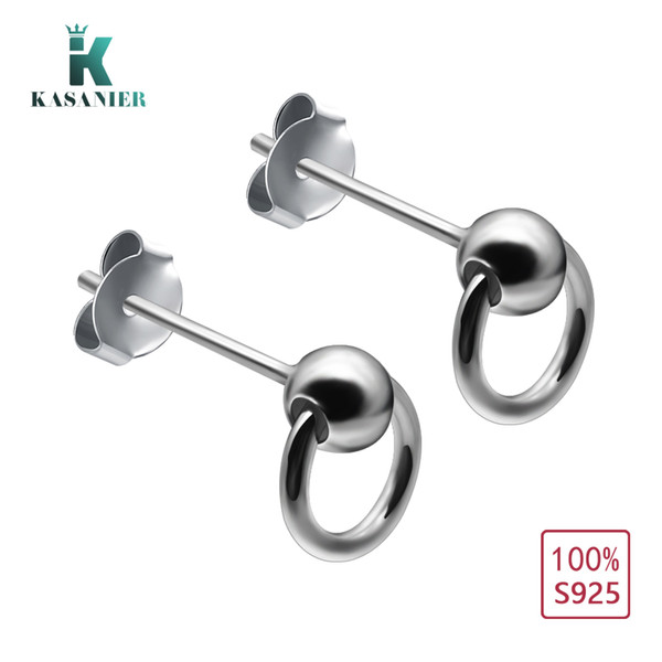 KASANIER 2018 925 Sterling Silver Stud Earrings for Women & Girls Sterling Silver Jewelry K-ED0103