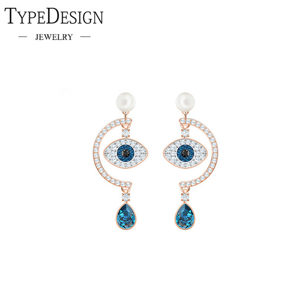 TYPE JEWELRY Eye of the demon of fashionable romance lucky earrings for women